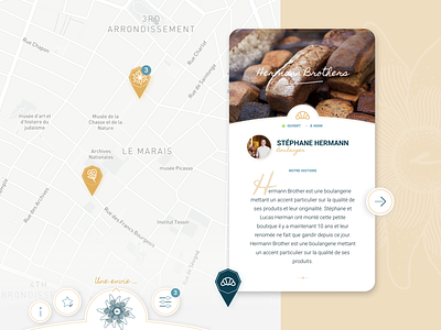 Edelweiss : Mobile App for gourmet people artisan food gastronomy gourmand luxury map paris