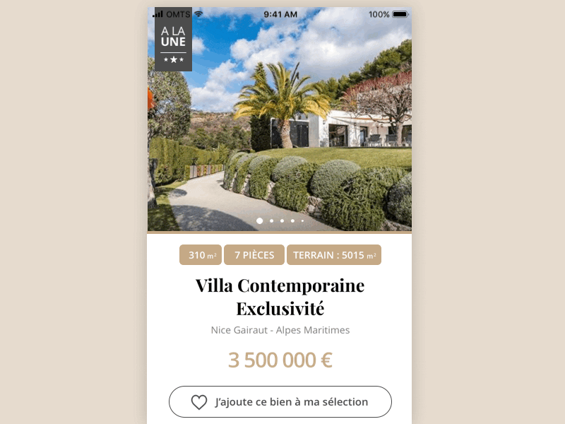 Luxury Real Estate Mobile App