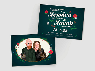 Yuletide Wedding Invitation