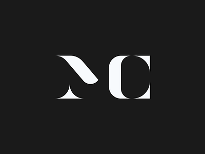 M.C. Monogram elegant grid logo logotype monogram shape type typography