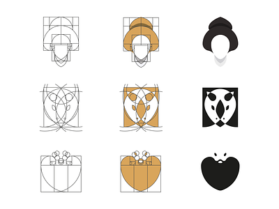 Gridding animal brand cobra design dinosaur experiment grid gridding icon identity logo mark sketch symbol trademark