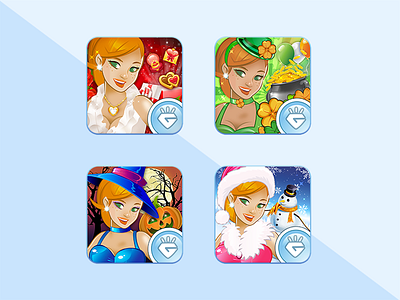 Holiday App Icons app design game art icon icon design