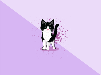 Cat Portrait design illustration vector