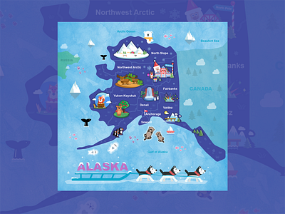 Alaska Travel Map