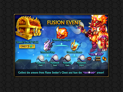 Game Event Screen UI