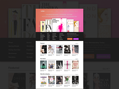 CatWalk eBook design ui ux web design