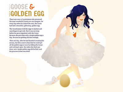 The Goose and the Golden Egg from Aesop's Fables
