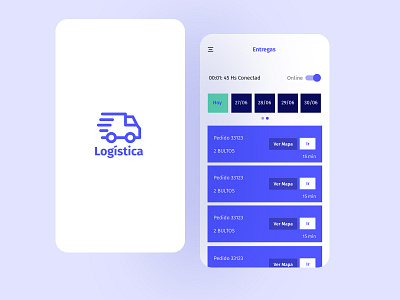 App design | Logistics company