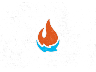 Electric Fire - energy concept branding electric energy fire flame icon lightning typework studio