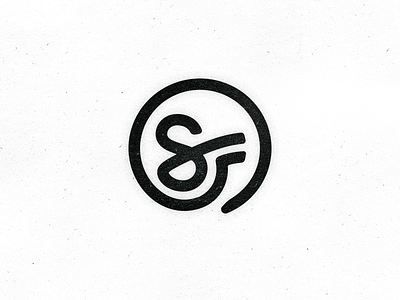 SF Monogram - another version 360 circle gregree icon monogram san francisco sf typework studio