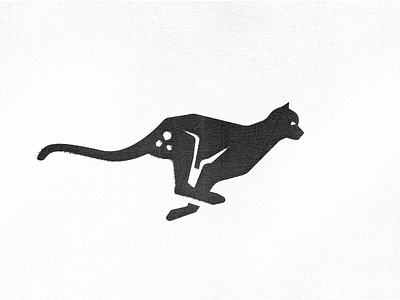 Cheetah logo proposal cat cheetah fast icon logo panther run running tiger