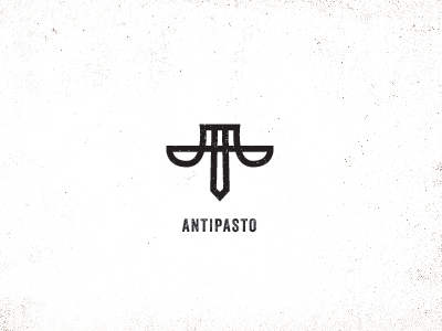 Antipasto brand development icon icon design logo logo design