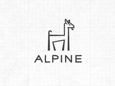 Logo Concept for upcoming Goat Milk branding alpine goat goat milk icon logo milk typography