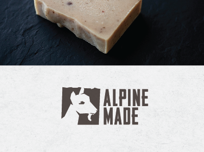 Alpine Made - Final Version goat icon logo milk photography product soap