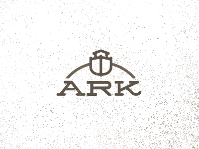 Ark Logo ark church icon logo rainbow typography