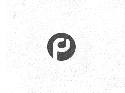 Initial 'P' + Music Note brand icon identity logo luthier monogram