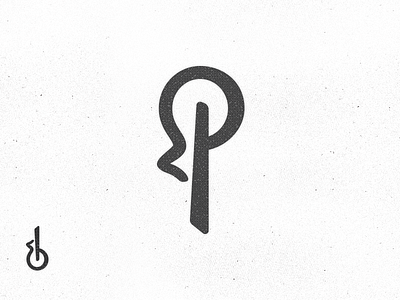 P for Paddock, Custom Guitar Maker @2x brand guitar icon identity letter logo luthier p