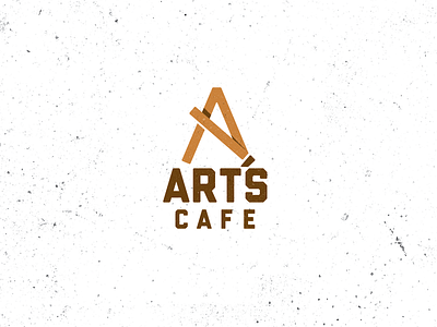 Another Cafe Concept for Art a cafe concept icon logo