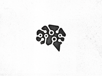 Network Brain? - WIP brain branding icon logo network