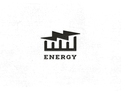 Energy-Graph Icon (wip) branding energy graph icon identity power typography