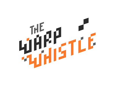 Warp Whistle brand branding code gamedev gamer gaming identity logo mario nintendo pixel podcast