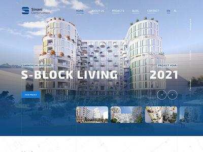 Sinani website development
