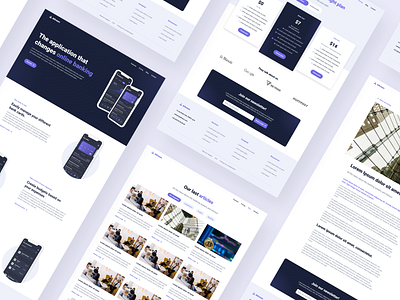 Altreon - Webdesign banking branding clean design flat gradient logo ui ux webdesign website