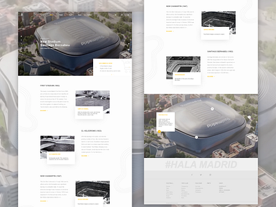 Redesign Real Madrid Website app branding design flat illustration minimal ui ux web website