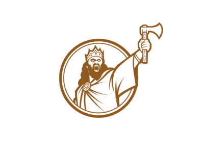 Clovis warrior logo