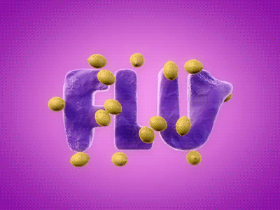 Flu [GIF] 3d beat c4d flu lemons type