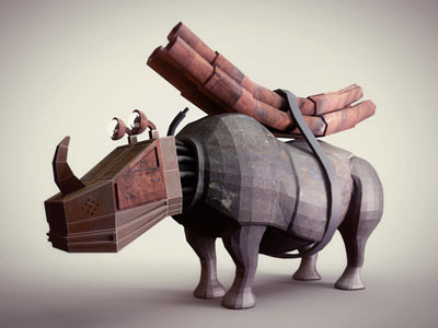 Rhino 3d mechanical rhino