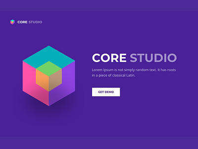 3D cube logo 3d 3dlogo app concept cube logo design logo minimal sketch ui vector web website