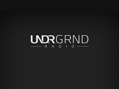 UNDRGRND Radio Logo logo radio undrgrnd