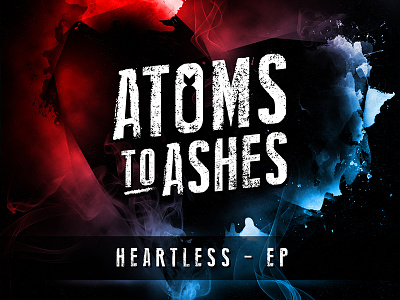Atoms to Ashes - Heartless EP cover atoms to ashes band demo disk cover ep