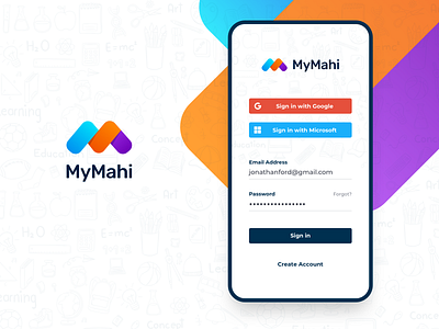 MyMahi Login app creative creativedreams design education ios login minimal minimal app mobile mobile app mobile app design signin ui ui ux design ui design ui mobile uidesign ux