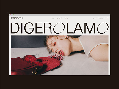 Digerolamo website bags ecommerce leather shop web design website