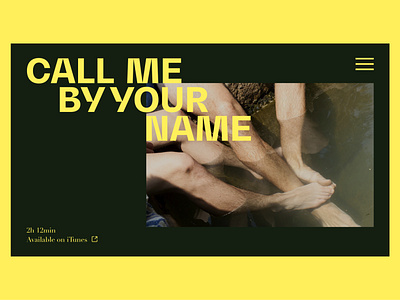 Call Me By Your Name Movie Page