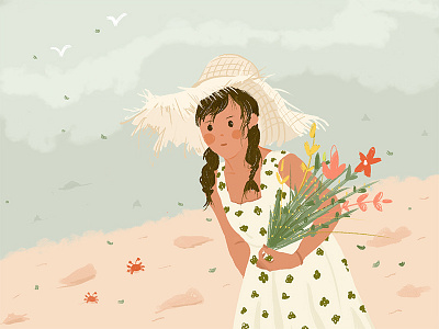 Summer gone by illustration