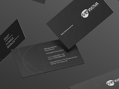 MB Inova black brand branding card