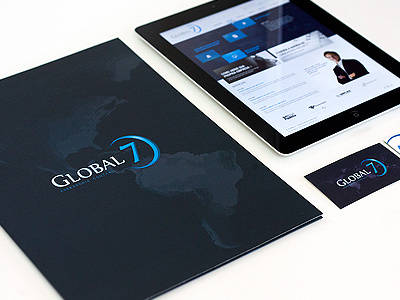 Global 7 branding global identidade layout papelaria site