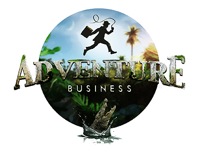 Adventure Business design game logo