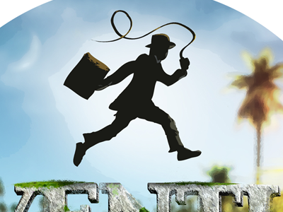 Adventure Business design game logo