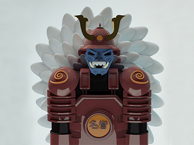 Samurai 3d barcelona character characterdesign cinema4d graphic graphicdesign illustrator maxon photoshop samurai