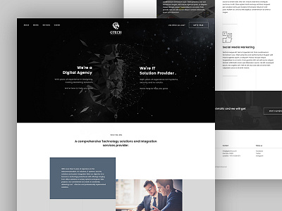 Gtech It Website Design design web website