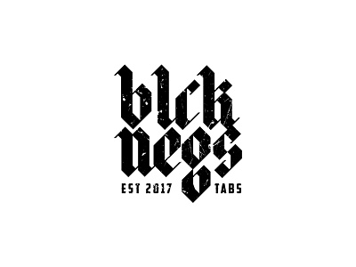 Blacknegs: Tabs branding logo design