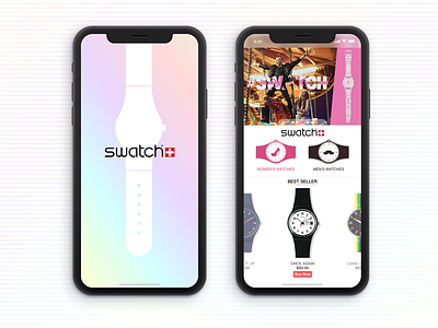 Swatch ios iphonex swatch ui ux