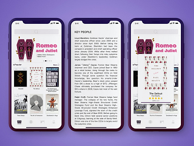 Read Page app book ios read stores ui ux