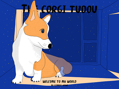 The Corgi Tudou. drawing