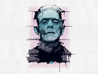 Frankenstein Vector Portrait