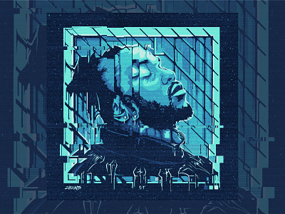 Vector Kendrick Lamar Portrait album art album cover black panther kendrick kendrick lamar vector vector portrait